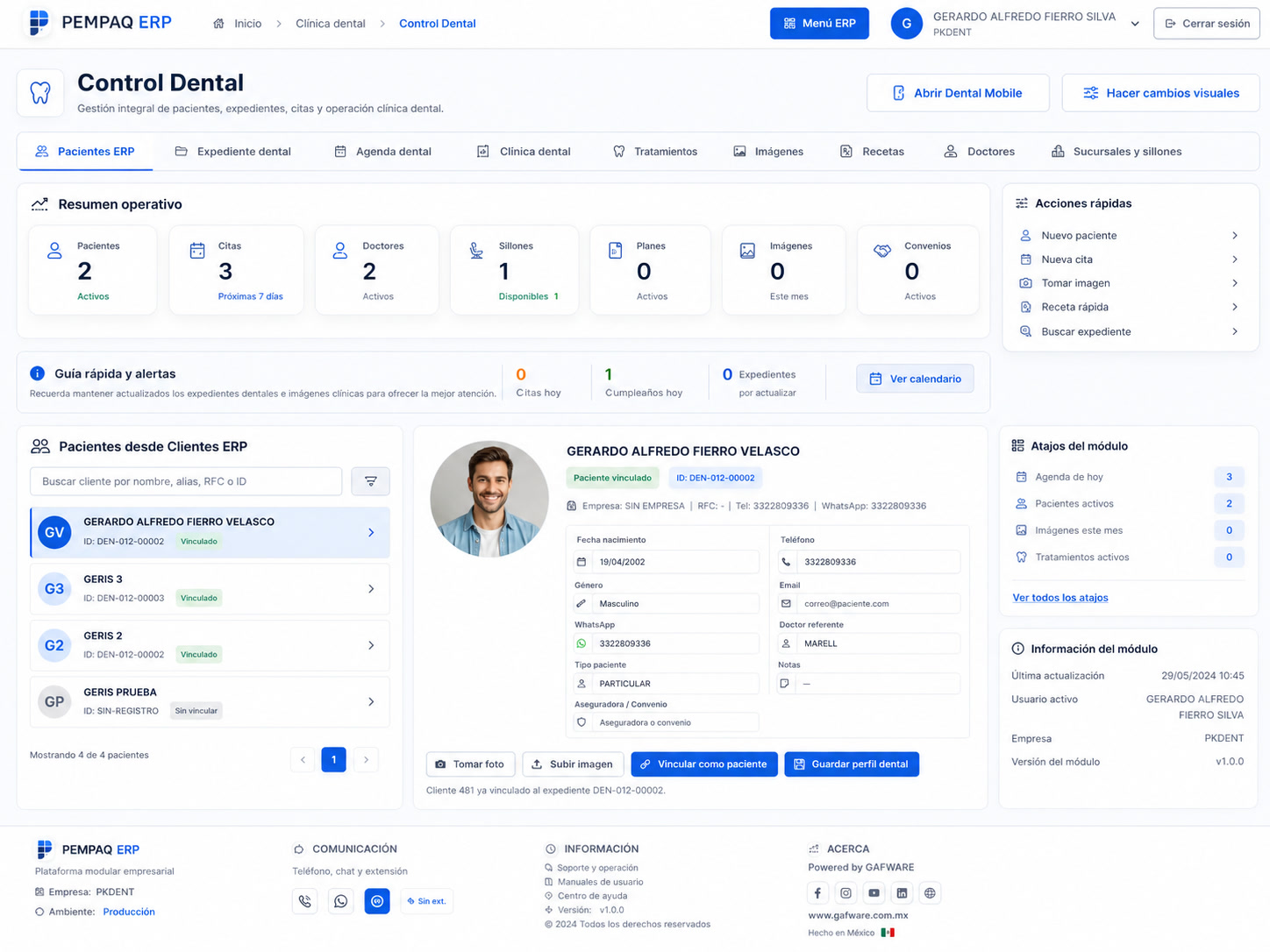 PEMPAQ Dental en producción